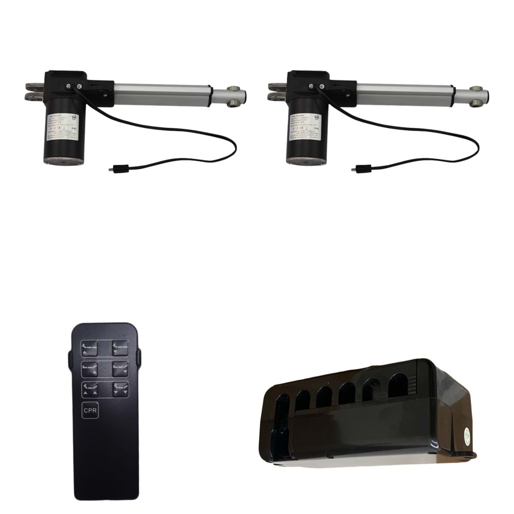2'Lİ MOTOR SETİ + KONTROL ÜNİTESİ + KUMANDA