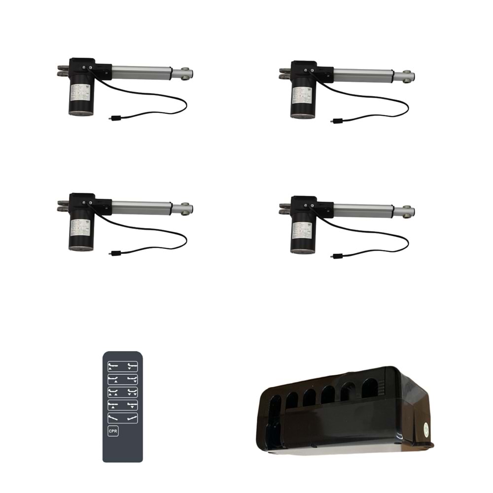 4'LÜ MOTOR SETİ + KONTROL ÜNİTESİ + KUMANDA