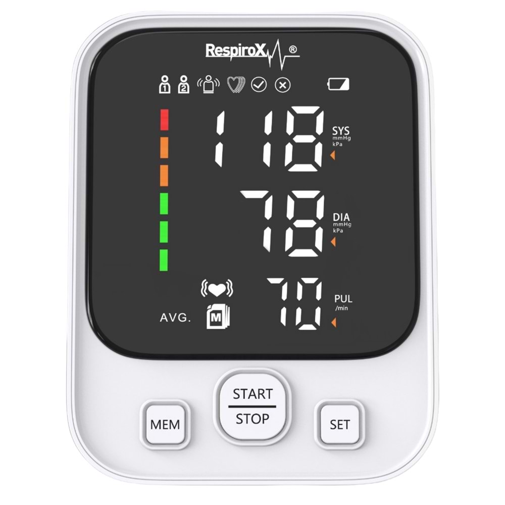 RESPİROX AXD-809 DİJİTAL LED EKRAN KOLDAN ADAPTÖRLÜ TANSİYON ALETİ