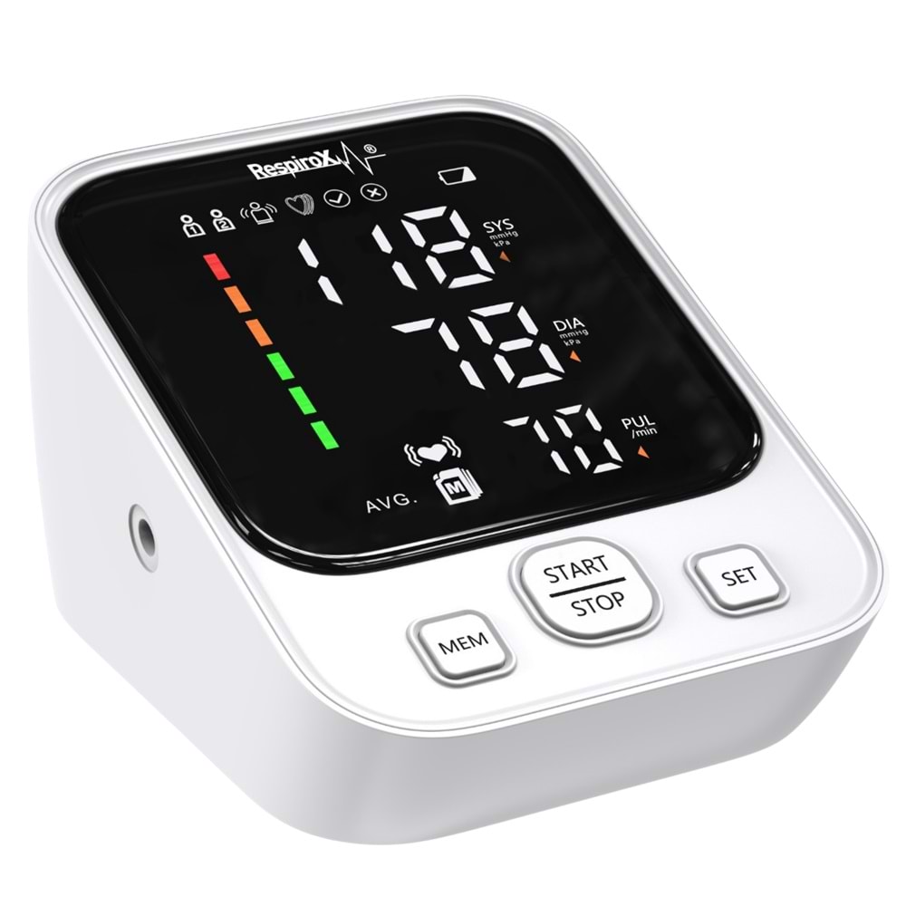 RESPİROX AXD-809 DİJİTAL LED EKRAN KOLDAN ADAPTÖRLÜ TANSİYON ALETİ