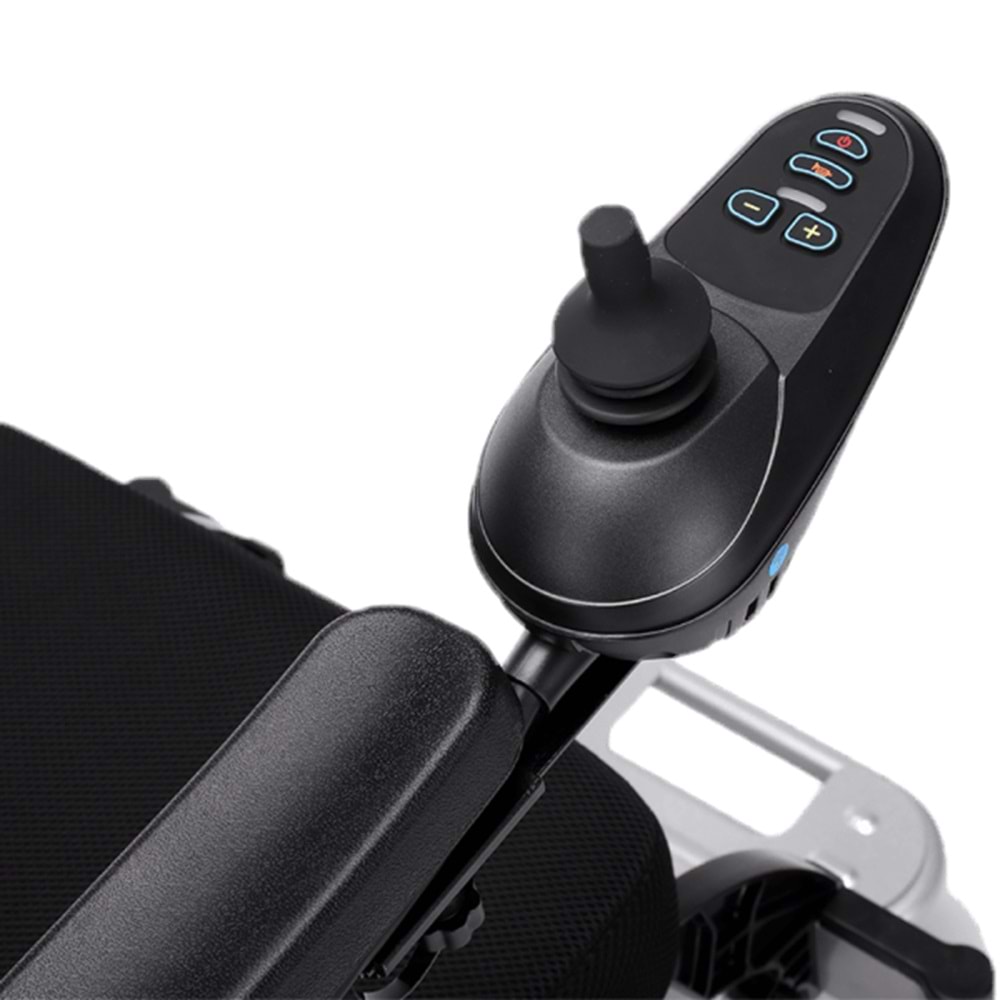 RESPİROX BC-EA9000 OTOMATİK KATLANIR LİTYUM BATARYALI UZAKTAN KUMANDALI AKÜLÜ TEKERLEKLİ SANDALYE