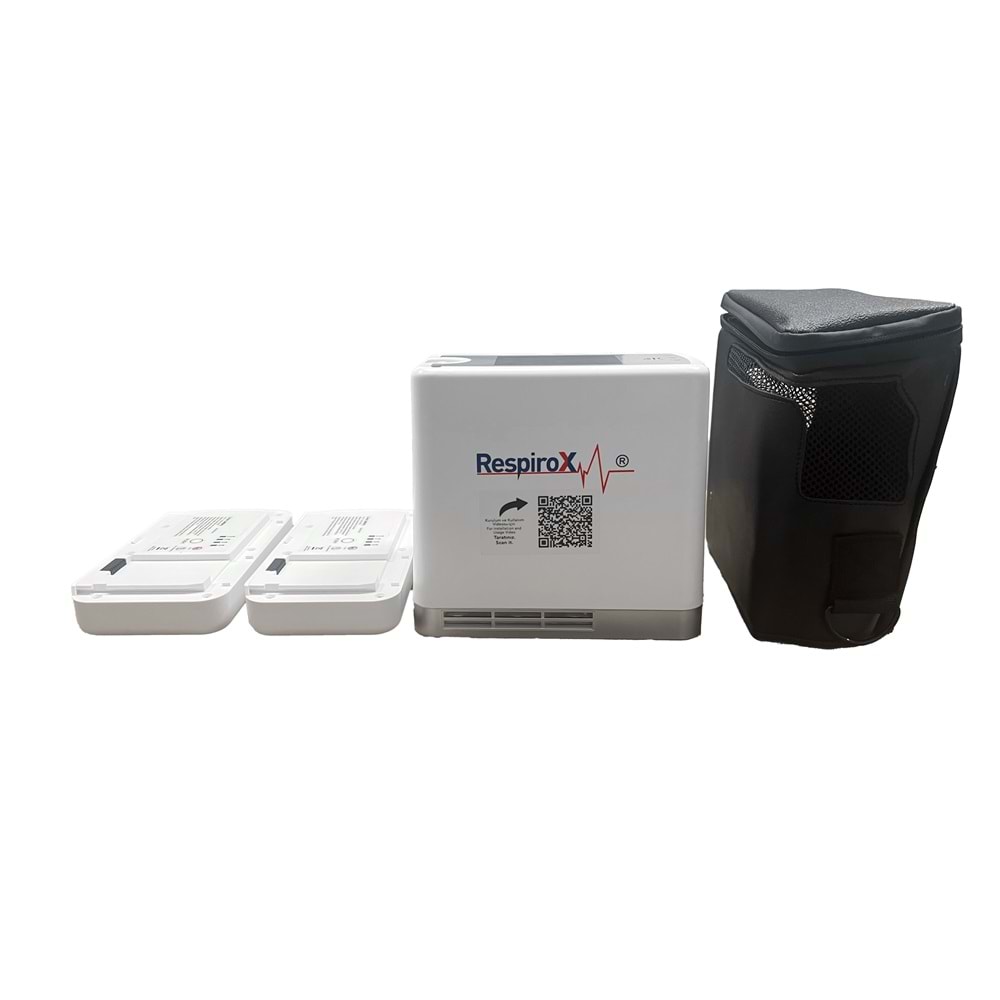 RESPİROX JLO-390İ ÇİFT BATARYALI TAŞINABİLİR OKSİJEN KONSANTRATÖRÜ