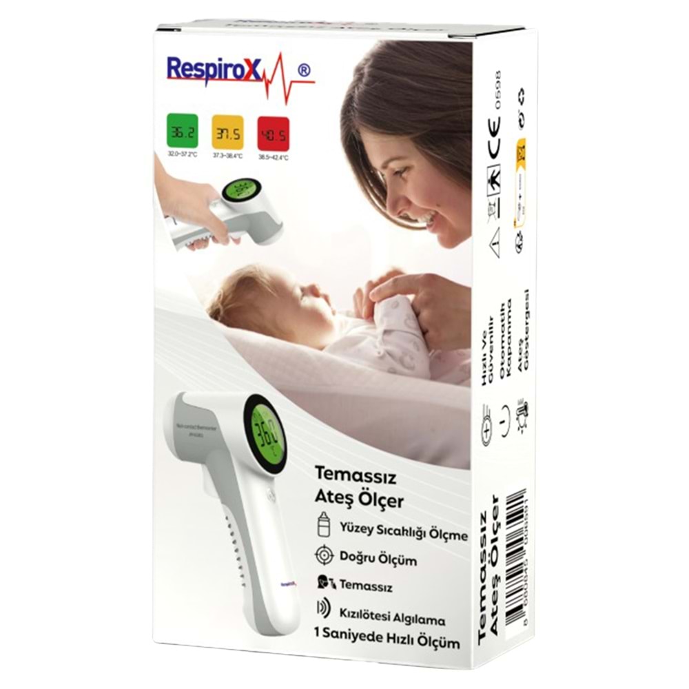 JM-01801 RESPİROX TEMASSIZ ATEŞ ÖLÇER