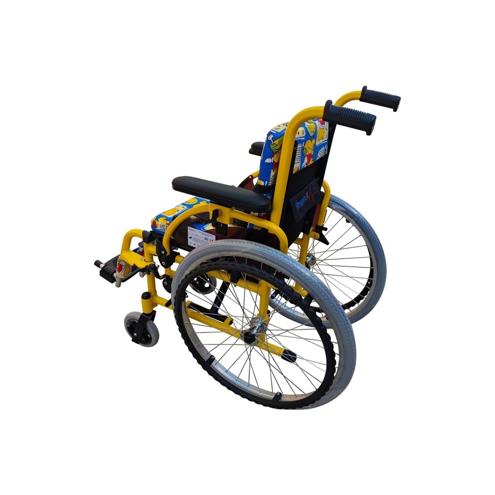 RESPİROX RCTS-01 ÇOCUK-PEDİATRİK ALÜMİNYUM MANUEL TEKERLEKLİ SANDALYE