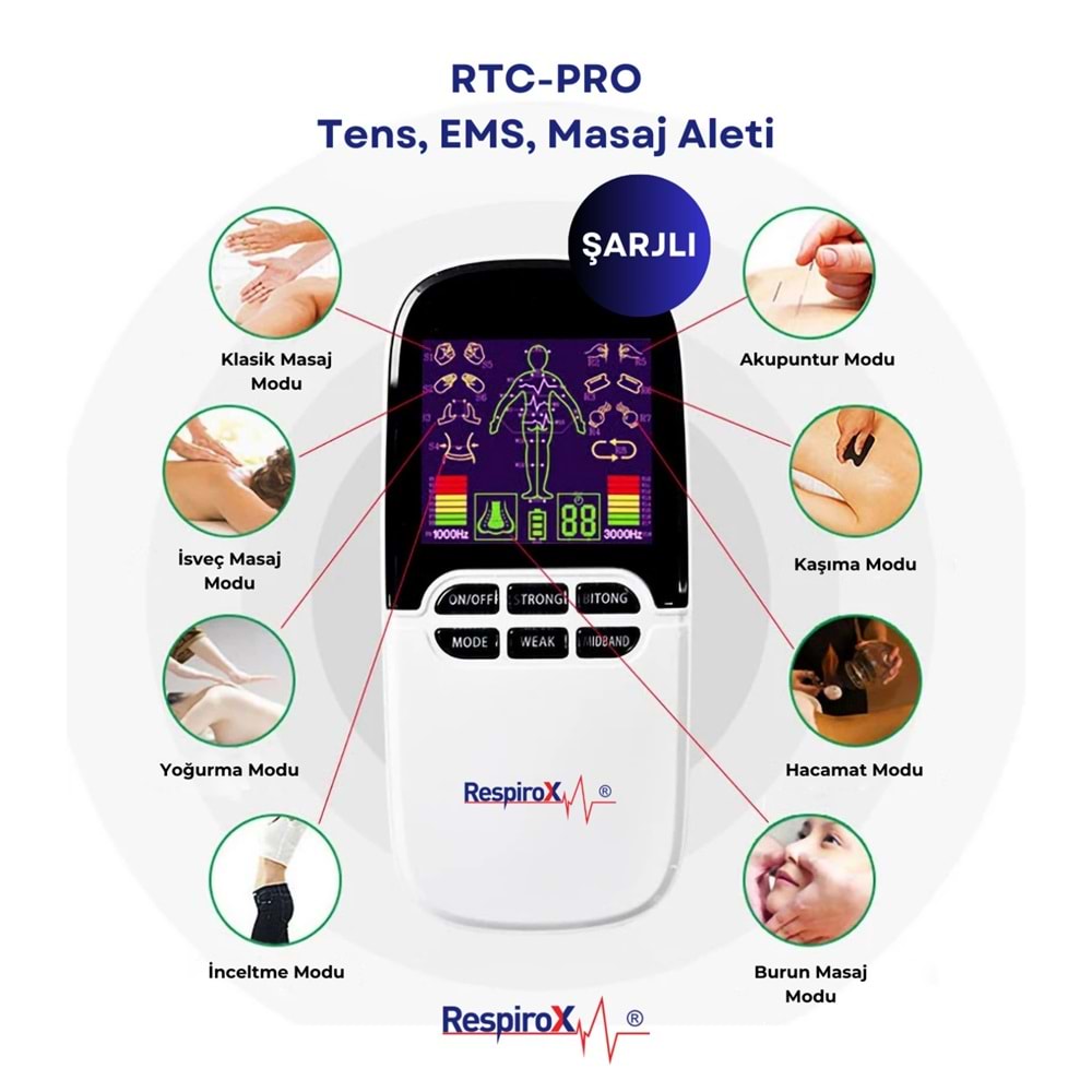 RESPİROX RTC-PRO ELEKTRİKLİ TENS ALETİ