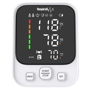 RESPİROX AXD-809 DİJİTAL LED EKRAN KOLDAN ADAPTÖRLÜ TANSİYON ALETİ