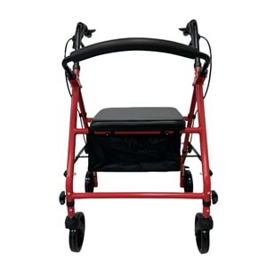 RR-01 RESPİROX ÇANTALI KIRMIZI ROLATÖR KATLANABİLİR 6 İNÇ TEKER