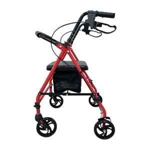 RR-01 RESPİROX ÇANTALI KIRMIZI ROLATÖR KATLANABİLİR 6 İNÇ TEKER