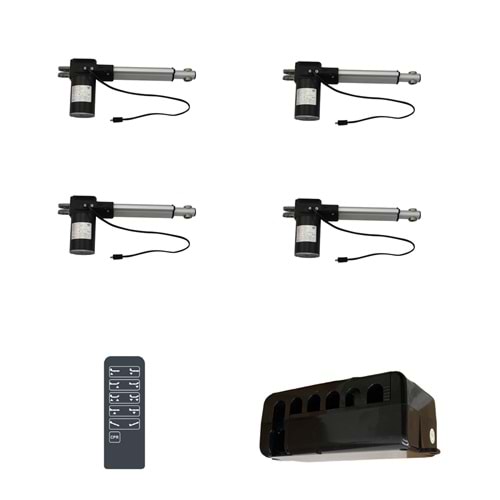 4'LÜ MOTOR SETİ + KONTROL ÜNİTESİ + KUMANDA