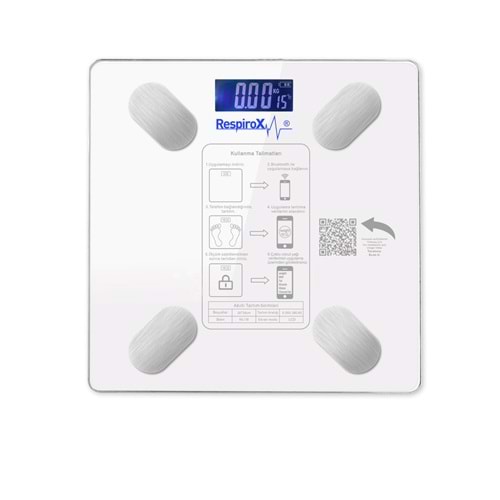 RESPİROX BL-2601 VÜCUT YAĞ ANALİZ BASKÜLÜ (BLUETOOTH ÖZELLİKLİ)